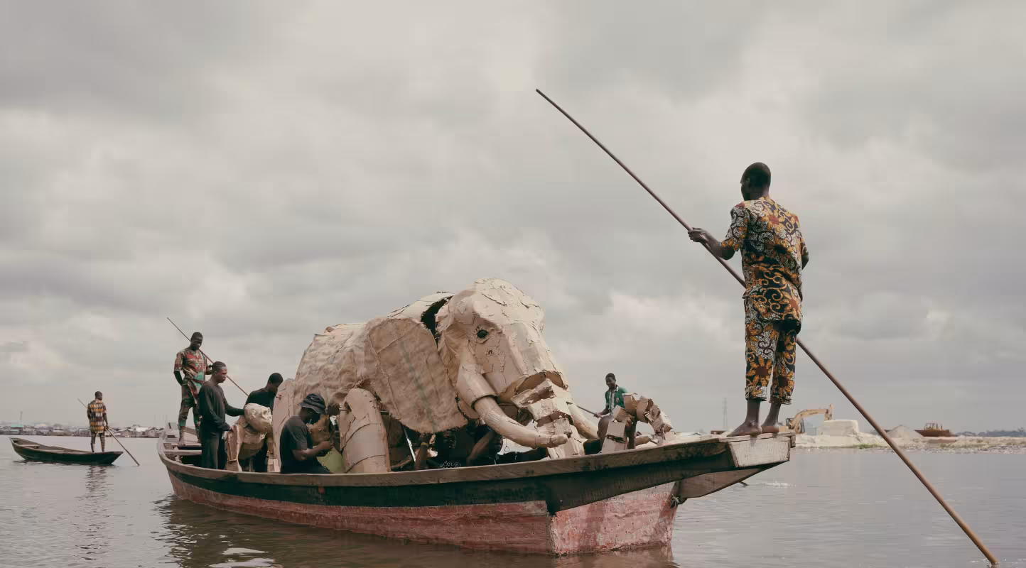 THE HERDS Makoko River, Lagos. Photograph by Kashope Faje, for 88 Life Studios 