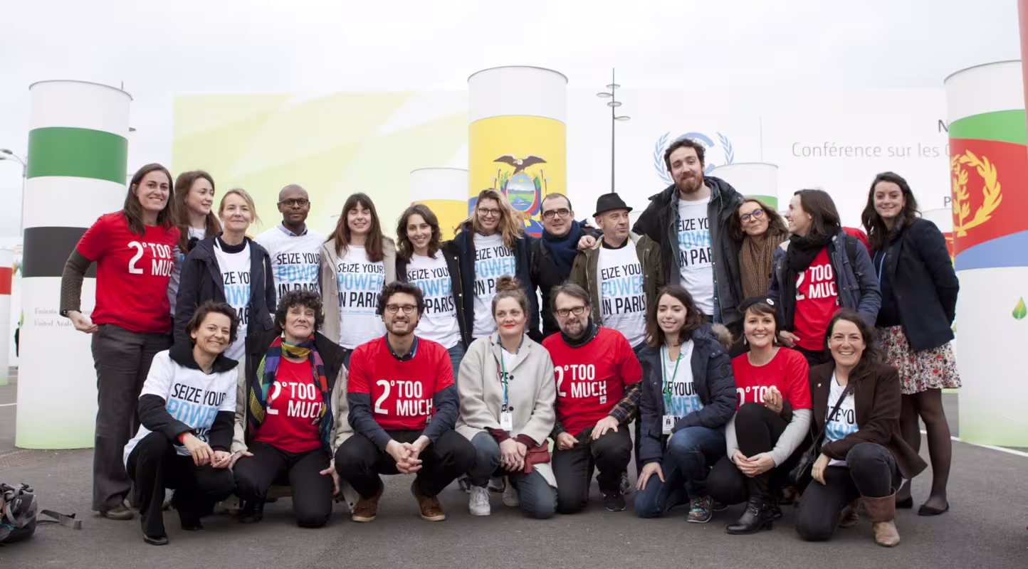 Equipe du WWF France lors de la COP21